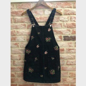 TOPSHOP MOTO Floral Pinafore Dress